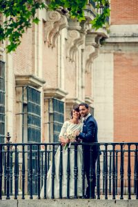 Fotografías boda en Madrid Jardines de Aranjuez