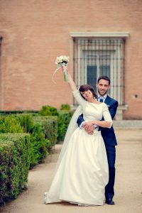 Fotografías boda en Madrid Jardines de Aranjuez