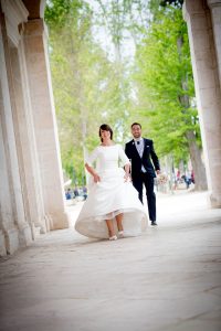 Fotografías boda en Madrid Jardines de Aranjuez